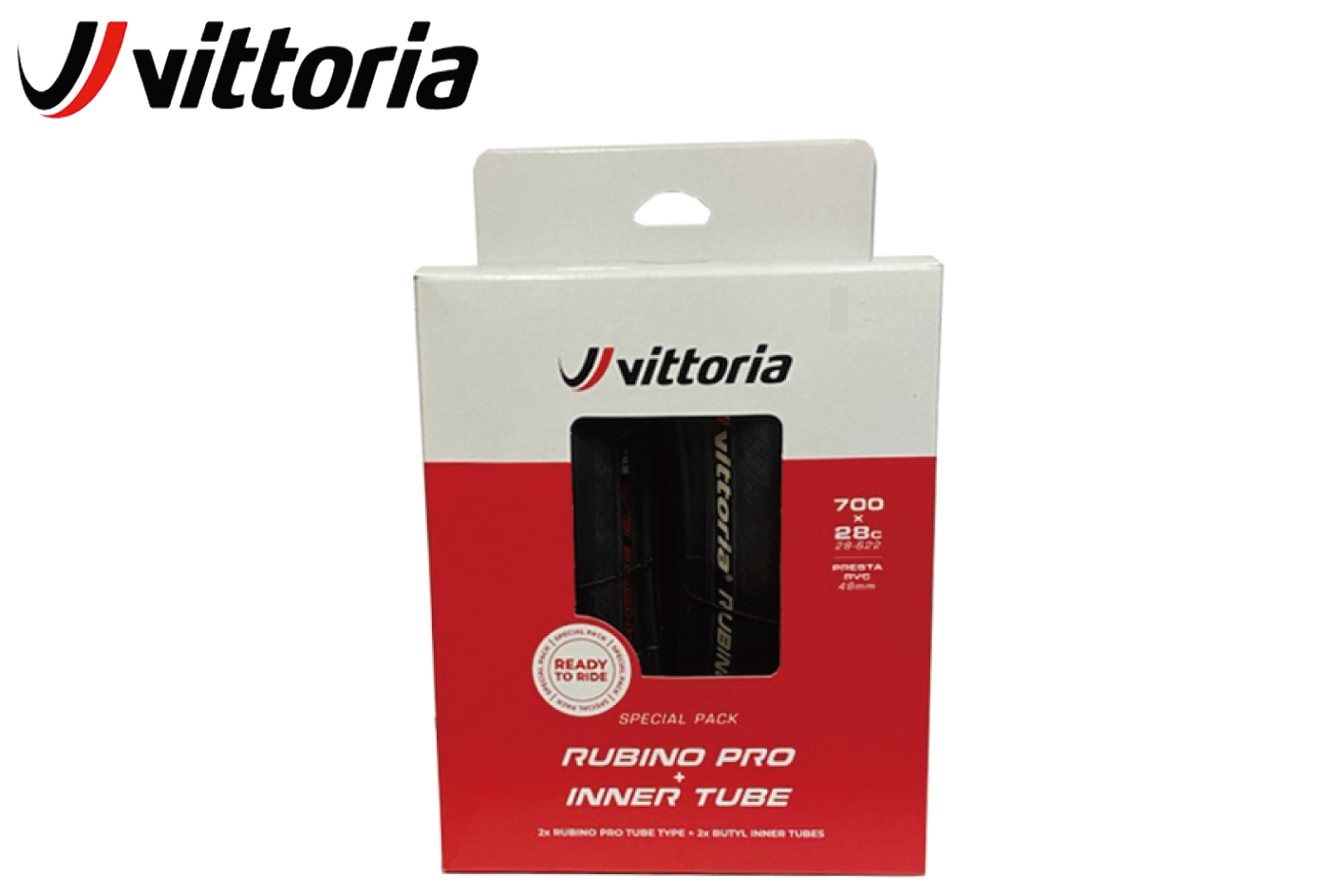 vittoria Rubino Pro タイヤチューブセット